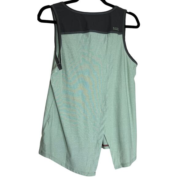 5.11 Tactical Meridian Tank Top Womens Small Green Athletic Outdoor Gorpcore - Picture 2 of 13